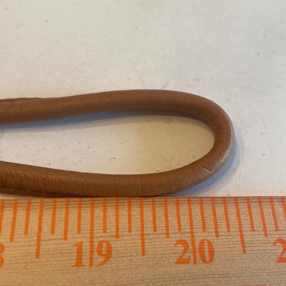 Fossil brown leather double zip around multi pocket clutch bag with strap - Picture 9 of 16